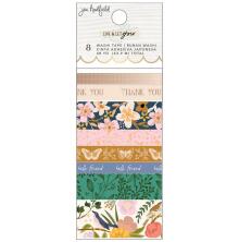 Jen Hadfield Washi Tape 8/Pkg - Live &amp; Let Grow