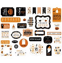 Echo Park Halloween Party Cardstock Die-Cuts 33/Pkg - Ephemera