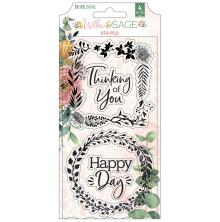 BoBunny Clear Stamps - Willow &amp; Sage