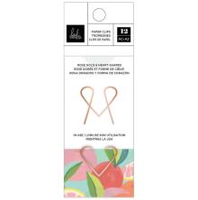 Heidi Swapp Paper Clips 12/Pkg - Sun Chaser