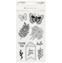 Jen Hadfield Clear Stamps 10/Pkg - Live &amp; Let Grow