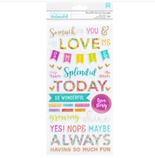 Paige Evans Splendid Thickers Stickers 5.5X11 - Phrases