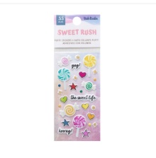 Vicki Boutin Mini Puffy Stickers 55/Pkg - Sweet Rush
