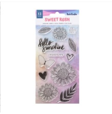 Vicki Boutin Clear Stamps 12/Pkg - Sweet Rush Sunshine