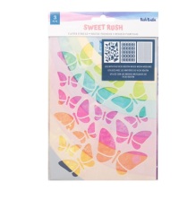 Vicki Boutin Sweet Rush Stencils 3/Pkg - Flutter