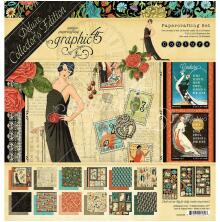Graphic 45 Deluxe Collectors Edition Pack 12X12 - Couture