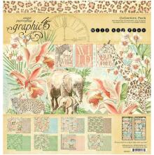 Graphic 45 Collection Pack 12X12 - Wild &amp; Free