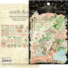 Graphic 45 Cardstock Die-Cuts - Wild &amp; Free