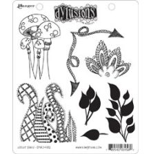 Dylusions Cling Stamps 8.5X7 - Doodle Parts