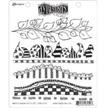 Dylusions Cling Stamps 8.5X7 - Further Around The Edge