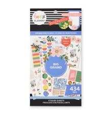 Me & My Big Ideas Happy Planner Stickers Value Pack - BIG Springtime Flora 434