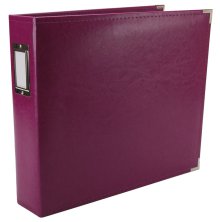 We R Memory Keepers Classic Leather D-Ring Album 12X12 - Wine