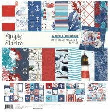 Simple Stories Collection Kit 12X12 - SV Vintage Seas