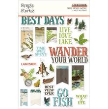 Simple Stories Sticker Book 4X6 12/Pkg - SV Lakeside