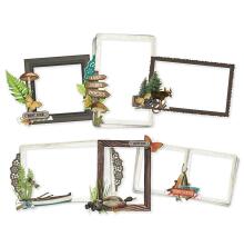 Simple Stories Layered Frames 6/Pkg - SV Lakeside