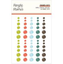 Simple Stories Enamel Dots 60/Pkg - SV Lakeside