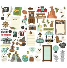 Simple Stories Bits &amp; Pieces Die-Cuts 57/Pkg - Say Cheese Frontier At The Park