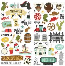 Simple Stories Foam Stickers 55/Pkg - Say Cheese Frontier At The Park