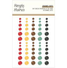 Simple Stories Enamel Dots 60/Pkg - Say Cheese Frontier At The Park
