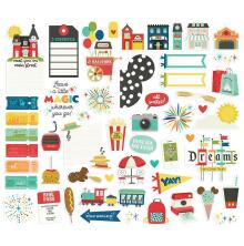 Simple Stories Bits &amp; Pieces Die-Cuts 53/Pkg - Say Cheese At The Park