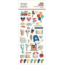 Simple Stories Puffy Stickers 38/Pkg - Say Cheese At The Park