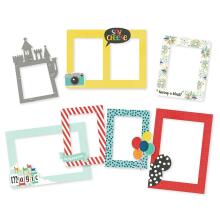 Simple Stories Layered Frames 6/Pkg - Say Cheese At The Park