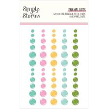 Simple Stories Enamel Dots 60/Pkg - Say Cheese Fantasy At The Park