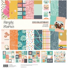 Simple Stories Collection Kit 12X12 - Lets Go!