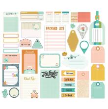 Simple Stories Bits &amp; Pieces Die-Cuts 38/Pkg - Lets Go! Journal