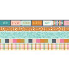 Simple Stories Washi Tape 5/Pkg - Lets Go!