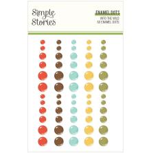 Simple Stories Enamel Dots 60/Pkg - Into The Wild