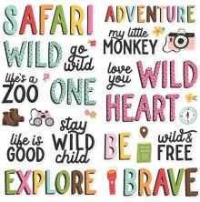 Simple Stories Foam Stickers 28/Pkg - Into The Wild