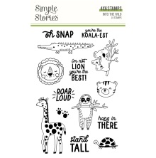 Simple Stories Clear Stamps - Into The Wild