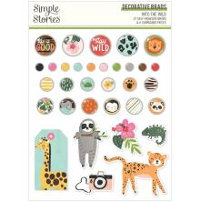 Simple Stories Self-Adhesive Brads - Into The Wild