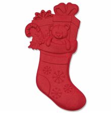 Sizzix 3D Impresslits Embossing Folder - Christmas Stocking