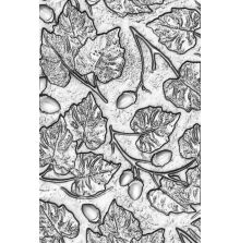 Tim Holtz Sizzix 3-D Texture Fades Embossing Folder - Acorns