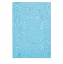 Sizzix Multi-Level Texture Fades Embossing Folder - Abstract Rounds