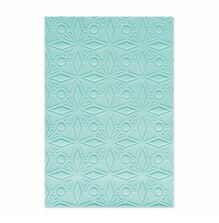Sizzix Multi-Level Texture Fades Embossing Folder - Geo Crystals