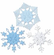 Sizzix Switchlits Embossing Folder - Winter Snowflakes