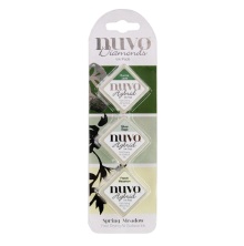 Tonic Studios Nuvo Diamond Hybrid Ink Pads 3/Pkg - Spring Meadow 94N