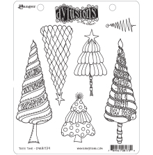 Dylusions Cling Stamps 8.5X7 - Tree Time