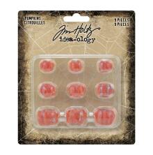 Tim Holtz Idea-Ology Mini Pumpkins 9/Pkg - Halloween 2022