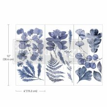 Prima Re-Design Decor Small Transfers 6X12 3/Pkg - Indigo