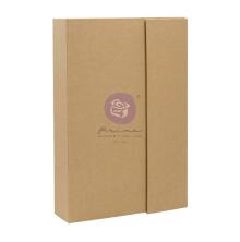 Prima Memory Hardware Chipboard Album 8X4.5X2.6 - Journaling Magnetic