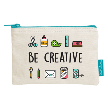 Lawn Fawn Zipper Pouch - Be Creative