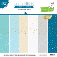 Lawn Fawn Collection Pack 12X12 - Let It Shine Starry Skies