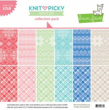 Lawn Fawn Collection Pack 12X12 - Knit Picky Winter