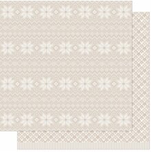 Lawn Fawn Knit Picky Winter Paper 12X12 - Baby Blanket