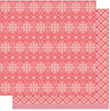 Lawn Fawn Knit Picky Winter Paper 12X12 - Warm Beanie