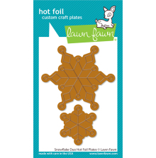 Lawn Fawn Hot Foil Plates - Snowflake Duo LF2979